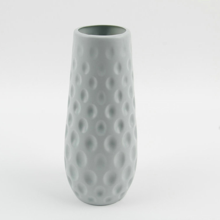 U-Concave Dot Plastic Vase