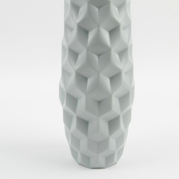 U-Inner Concave Rhombus Plastic Vase