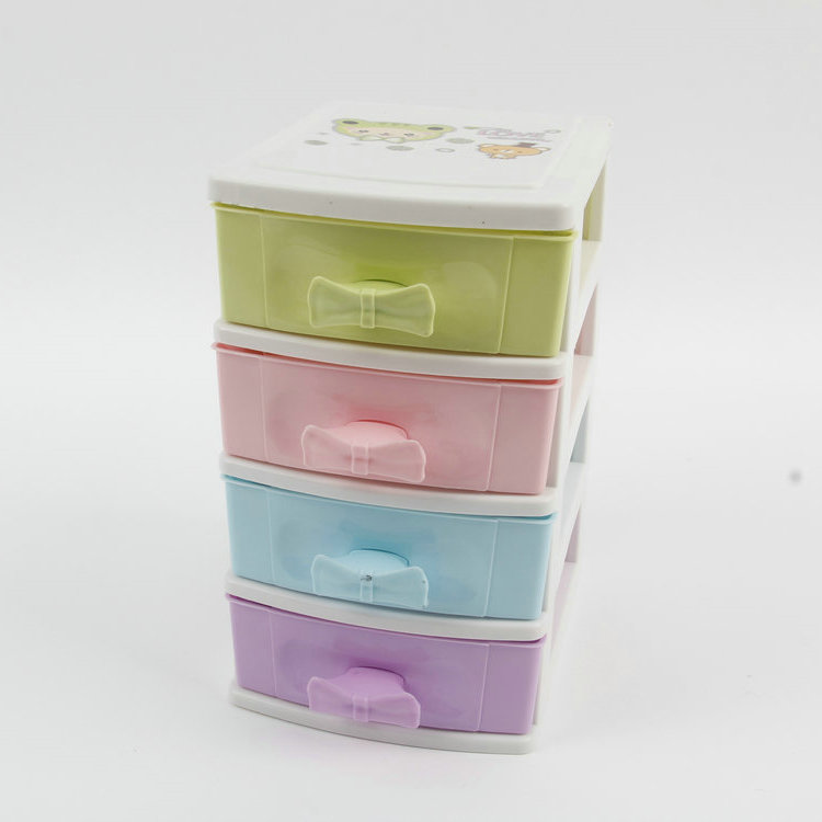 B-Rectangular Four-layer Drawer Plastic Storage Box Storage Box