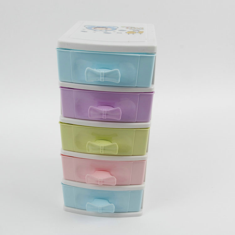 B-Rectangular Five-layer Drawer Plastic Storage Box Storage Box