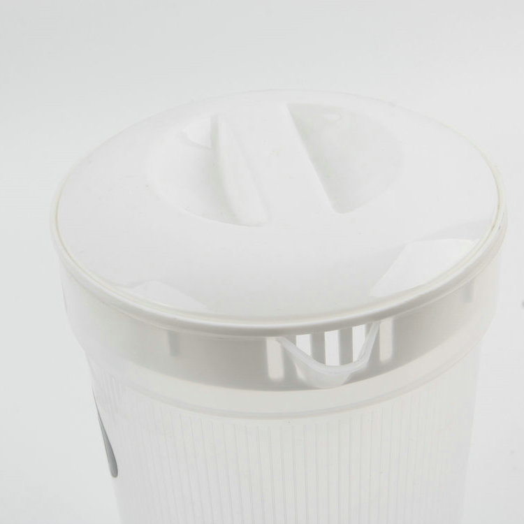 A-3L Vertical Pattern Plastic Transparent Cool Water Bottle