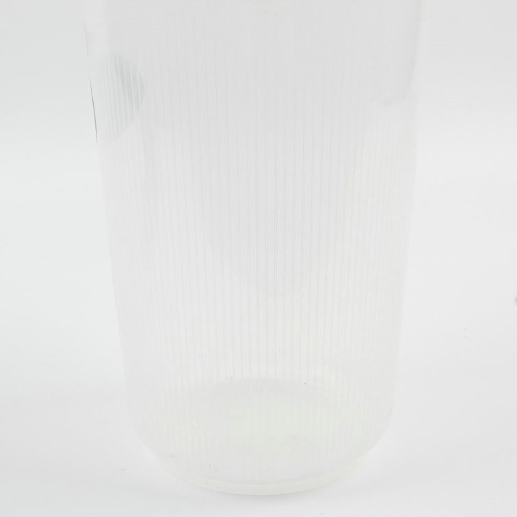A-3L Vertical Pattern Plastic Transparent Cool Water Bottle