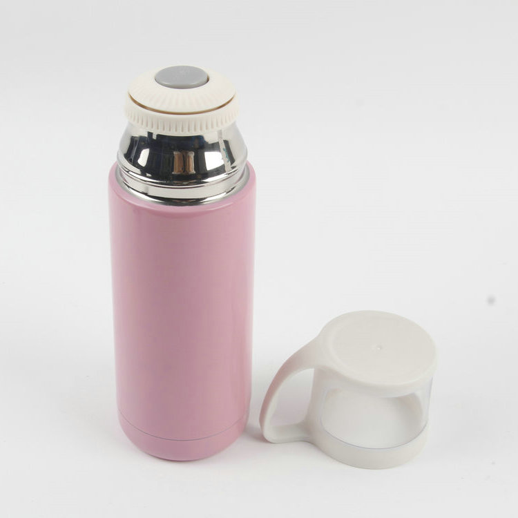 A-350ml 201 Stainless Steel Push-type Thermos Mugwater Cup with Lid