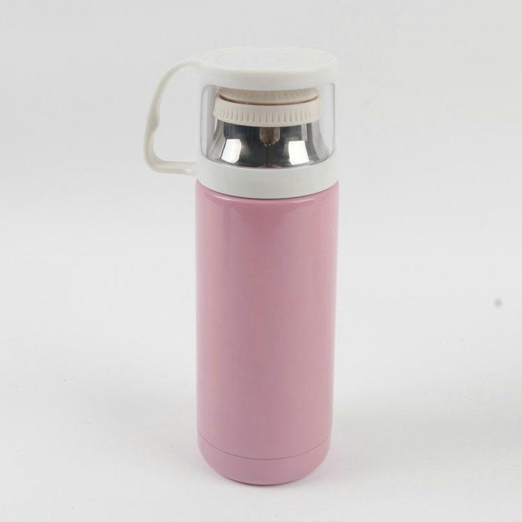 A-350ml 201 Stainless Steel Push-type Thermos Mugwater Cup with Lid