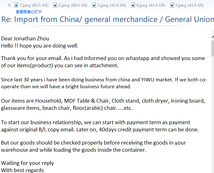Yiwu Agent Reviews