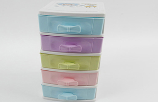 B-Rectangular Five-layer Drawer Plastic Storage Box Storage Box