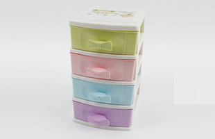 B-Rectangular Four-layer Drawer Plastic Storage Box Storage Box