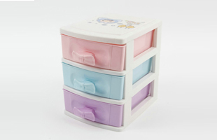 B-Rectangular Three-layer Drawer Plastic Storage Box Storage Box