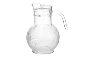 Classic Daily Life High Quality Tea Coffee Drinking Juice Soccer Jug Glass Pot