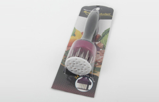 A-Hangable Plastic Handle Round Pressed Steak Pin Loose Meat Pin Tenderizer Pin