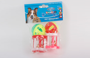 S-4PC Pet Toy With Bell