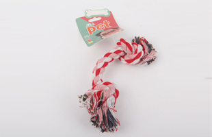 S-Colorful Cotton Rope Pet Toy with Double Knot