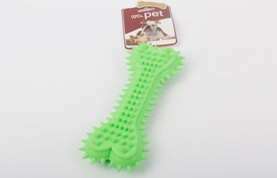 S-Love Bone Shaped Spiked TPR Pet Chew Toy