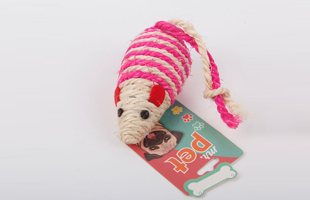 Sisal Shaped Mouse Pet Toy