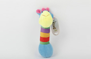 S-Sounding Plush Giraffe Pet Toy