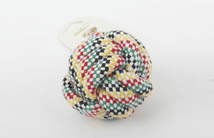 S-Five-Color Polyester Cloth Braided Rope Cotton Rope Ball Pet Toy