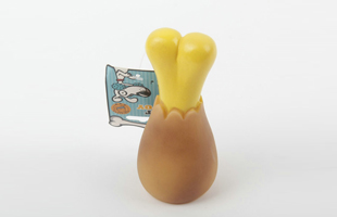 S-Pet Toy With Sounding Vinyl Chicken Legs