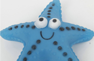 S-Seastar Shape With Vocal Vinyl Pet Toy