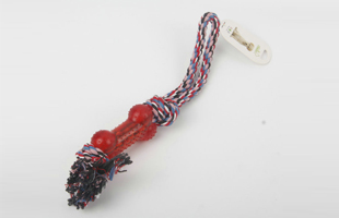 S-Color Braided Plastic Bone Pet Cotton Rope Toy