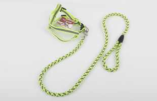 S-Braided Round Pet Leash with Reflective Nylon Multi Strand