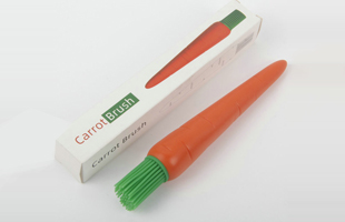 A-Carrot Shaped Plastic Butter Brush