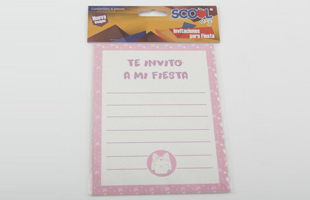 M-Invitation Card On Rectangular Paper