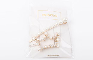 P-2PC Different Styled Pearl Hair Clips 1