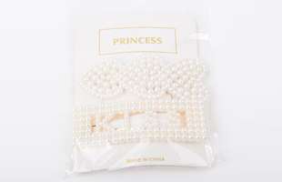 P-2PC Different Styling Pearl Hair Clips 3