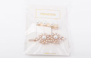 P-2PC Different Styling Pearl Hair Clips 8