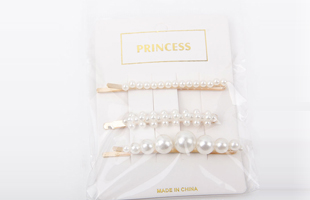 P-3PC Pearl Hair Clip