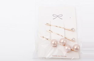 P-2PC Diamond Clip + 1PC Pearl Hair Clip 10