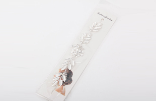 P-Flower Headband Chain With Diamonds