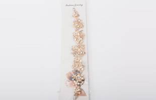 P-Flower Headband Chain With Pearls And Diamonds 3