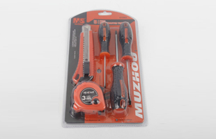 5PC Tool Set (1PC Cross Head+2PC Word Head+3M Tape Measure+1PC Utility Knife)