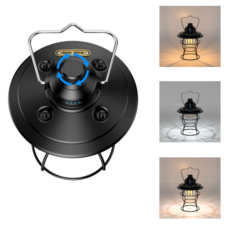 LED Camping Lantern, with 3 Light Modes and Adjustable Brightness