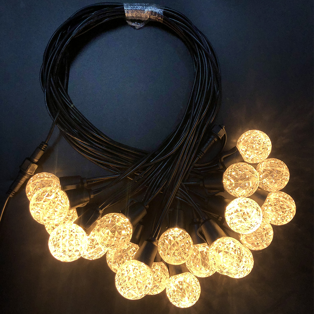 LED Light String, Warm White 15 Meters with 20 Heads.