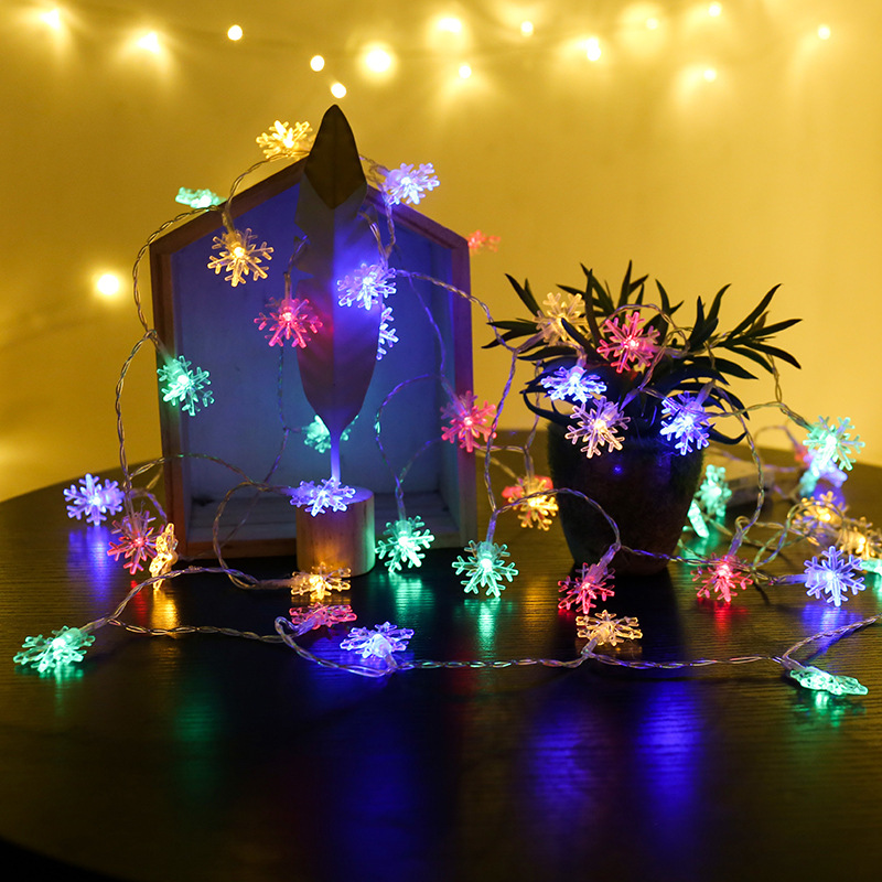 Christmas Snowflake String Lights