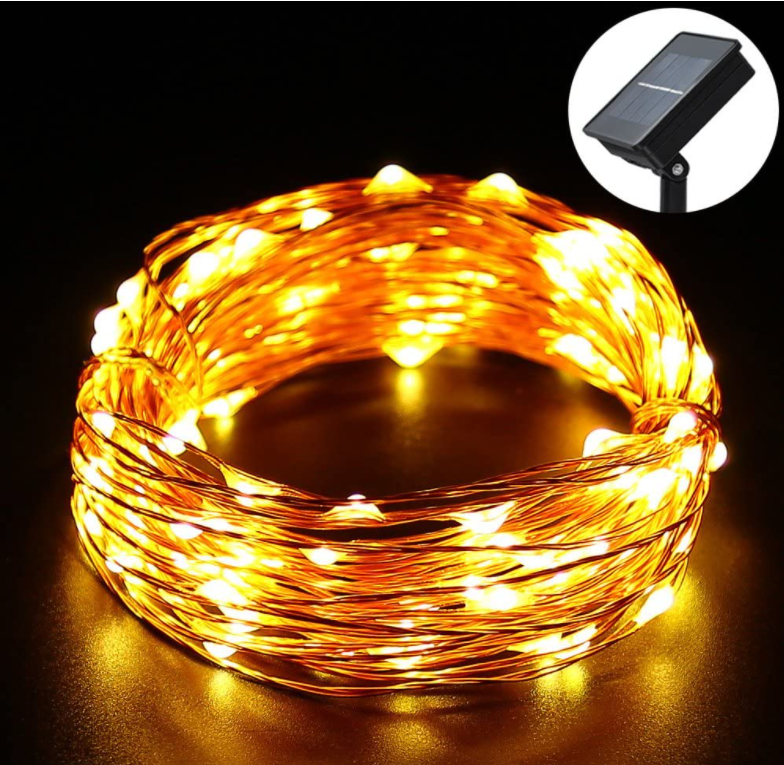 LED Solar String Lights with 100 LED 33 Feet