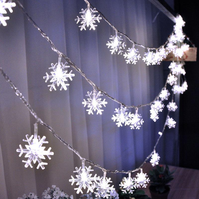 Christmas Snowflake String Lights