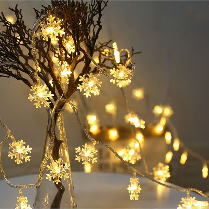 Christmas Snowflake String Lights