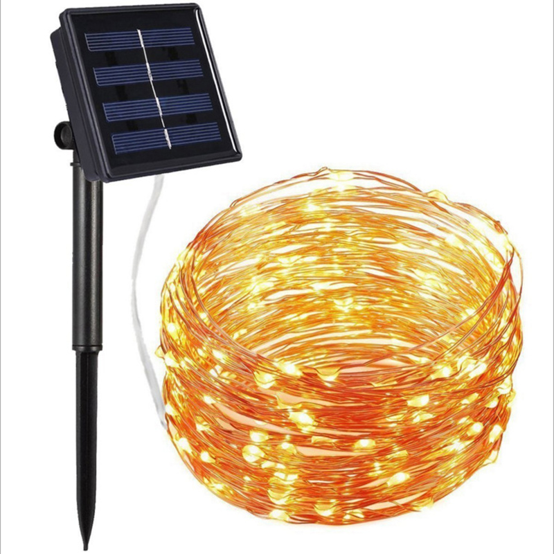 LED Solar String Lights with 100 LED 33 Feet