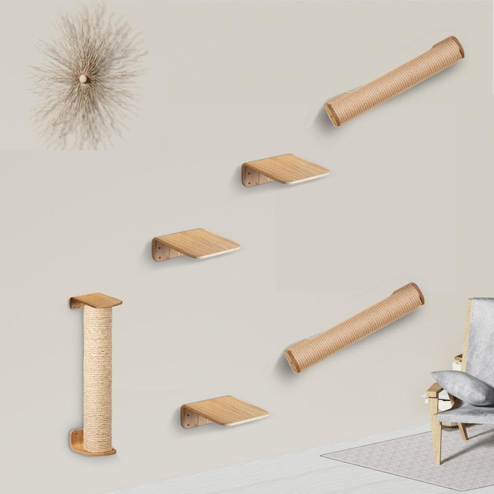 Modern cat wall furniture, cat scratching post for climbing, used for cat wall shelves of various shapes cat wall hammock