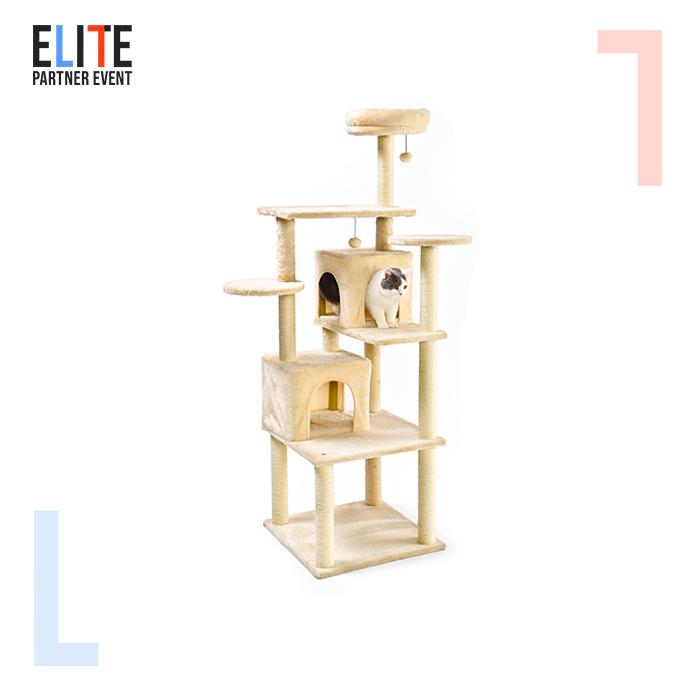 New Multi functional Modular Tall Cat House Assemble DIY Crafts Large Cat Tower Condo