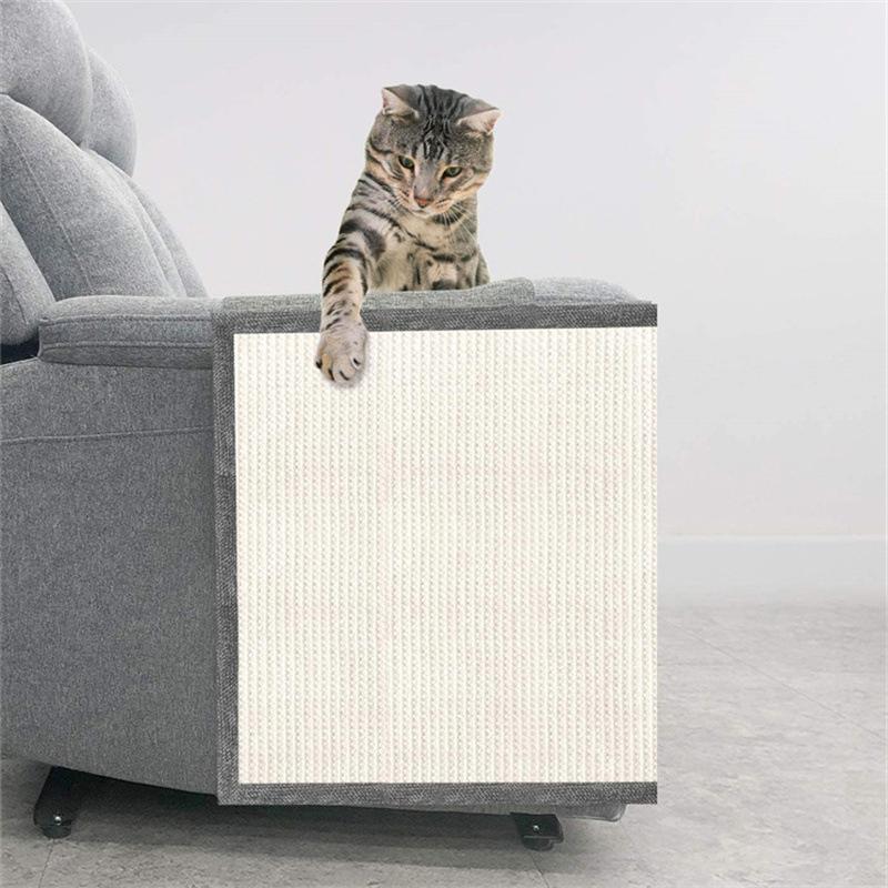 Natural Sisal Cat Scratch Mat Couch Sofa Furniture Chair Protector Durable Pet Cat Grind Claw Scratching Pad Toy
