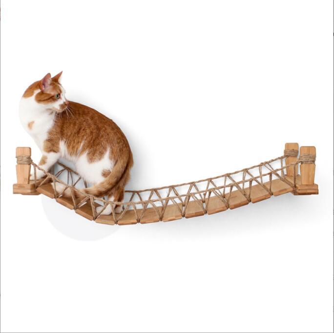 Cat climbing rack cat house climbing shelf weaving pet house pet litter sisal pet jumping platform cat tree