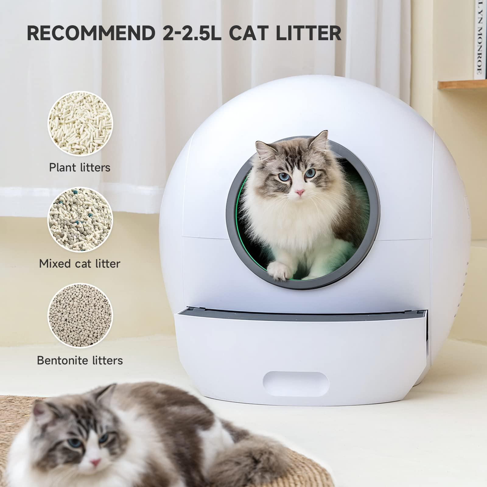 EU US warehouse shipping large automatic Cat Litter Toilet Furniture auto smart intelligent self cleaning cat litter box