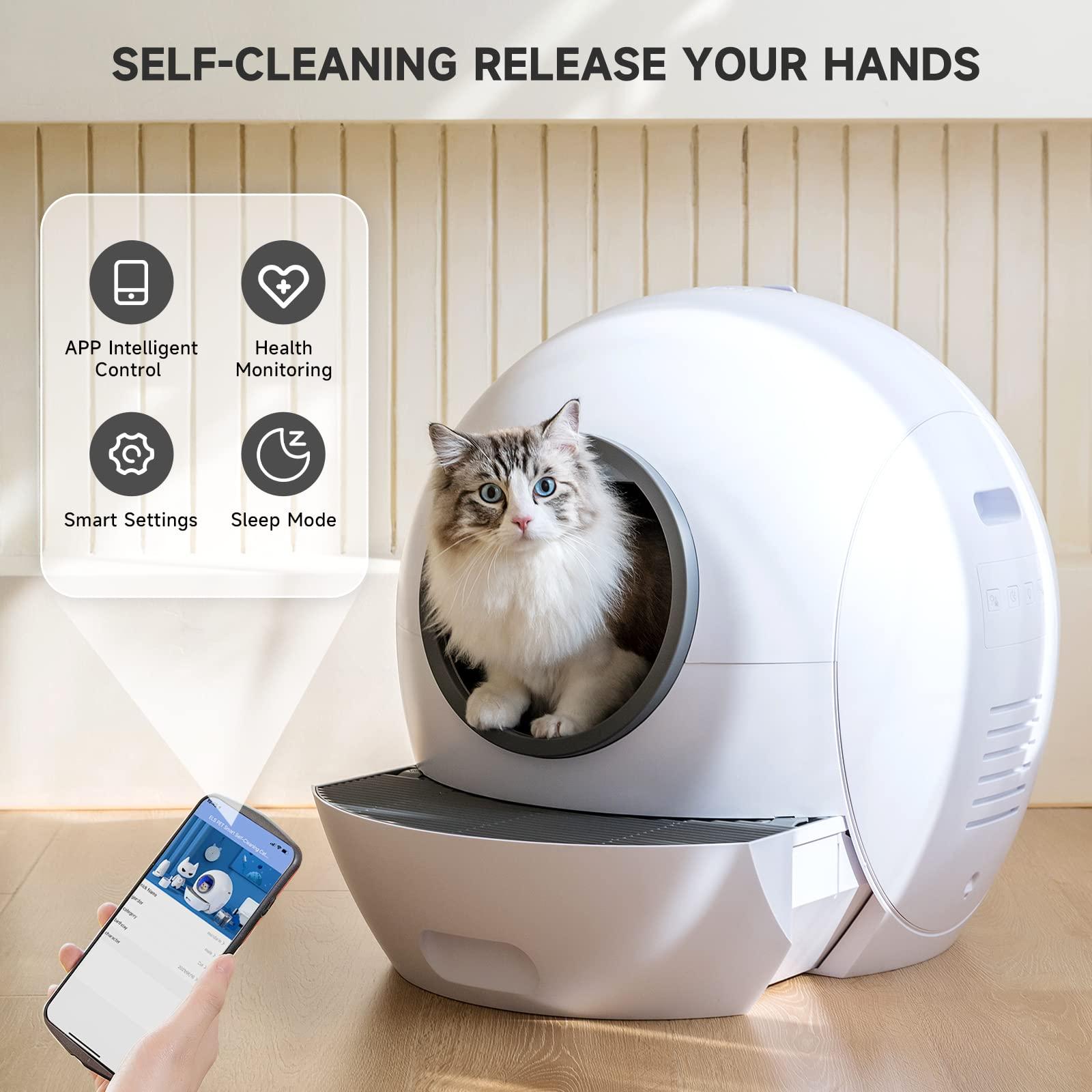 EU US warehouse shipping large automatic Cat Litter Toilet Furniture auto smart intelligent self cleaning cat litter box