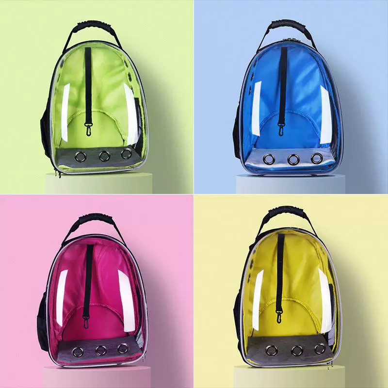 Breathable Design Pet dog cat travel/walking pet bag transparent