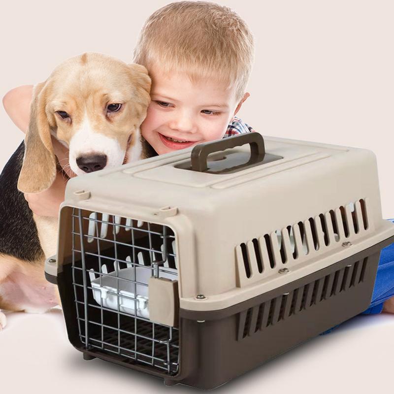Plastic Transport Chicken Quail Puppy Dog Cat Air Box Hamster Cage Animals Travel Carrier Dog Cage