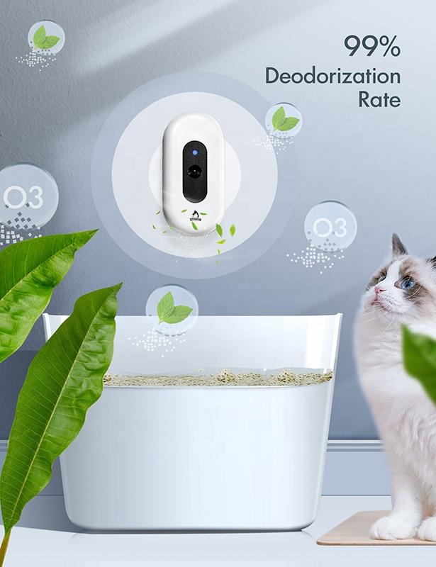 Super September Pet Odor Eliminator Rabbit Small Portable Cat Litter Box Deodorant Device Electronic Eliminates Odors